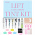 LOMANSA lash and brow lift and tint kit with five lotions, lifting glue, silicone pads, brushes and accessories
