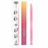Lomansa pink dual-ended lash lift magic wand shown from both sides beside its instruction and product boxes.