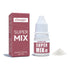 Lomansa Super Mix 5g lash lift powder with white dropper bottle, burgundy box and a small pile of powder.