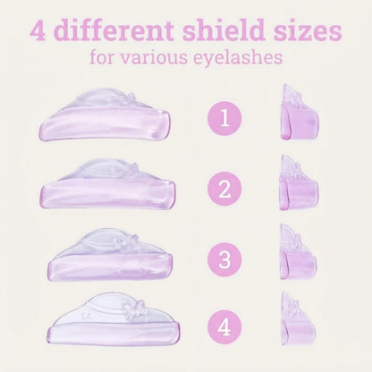 LOMANSA L-Curl Self-Adhesive Soft Lash Lift Pads size and variant guide