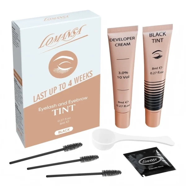 Lomansa Lash Tint Kit Eyebrow Tint Black